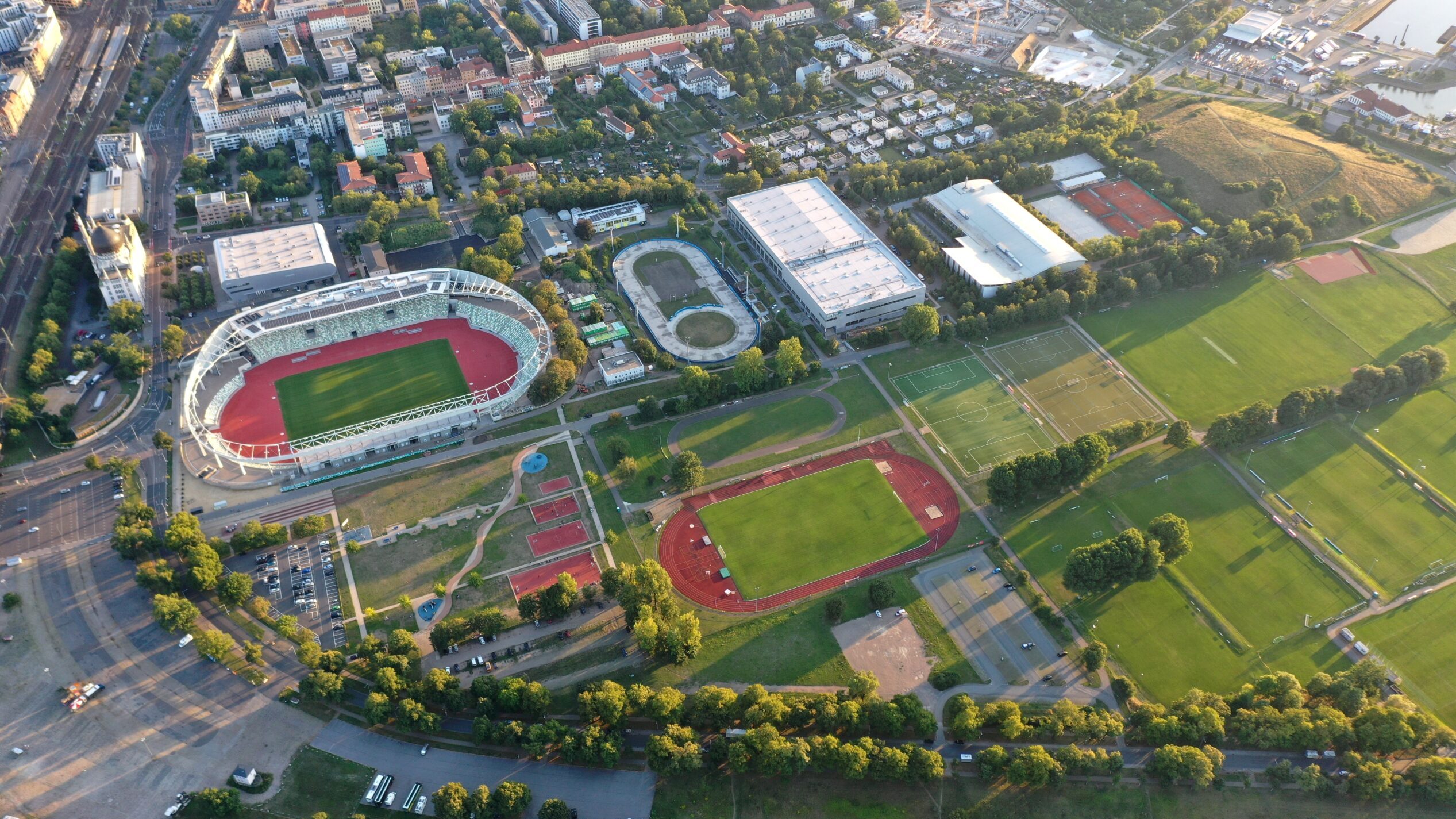 Sportpark Ostra from above