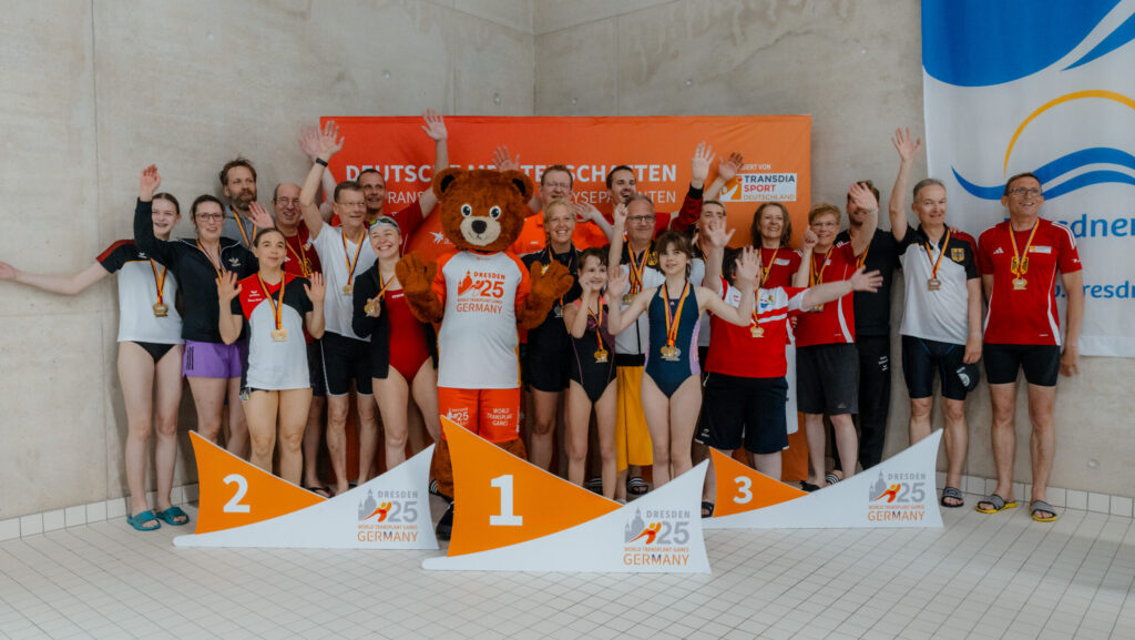 Medal ceremony at the German Championships